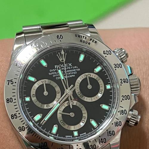 Rolex Daytona 116520 原裝 APH面針圈