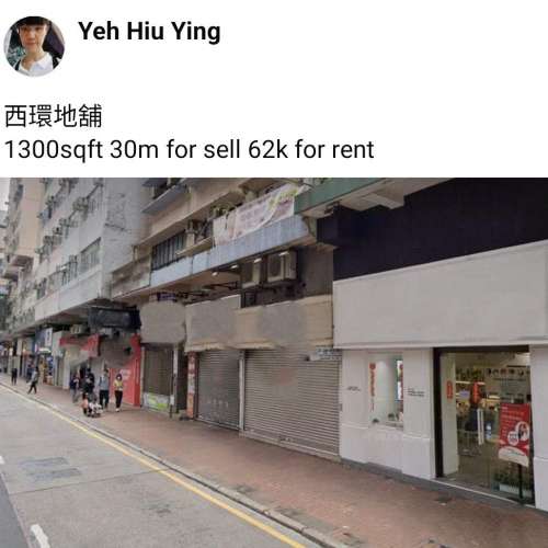 西環地舖