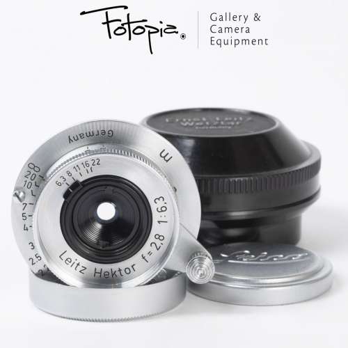 || Leica Hektor 28mm F6.3 LTM - Silver with case (uncommon coated version) ||