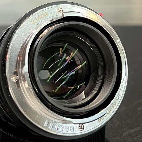 Funleader Contax G 45mm f2 lens black chrome lens converted For Leica M mount