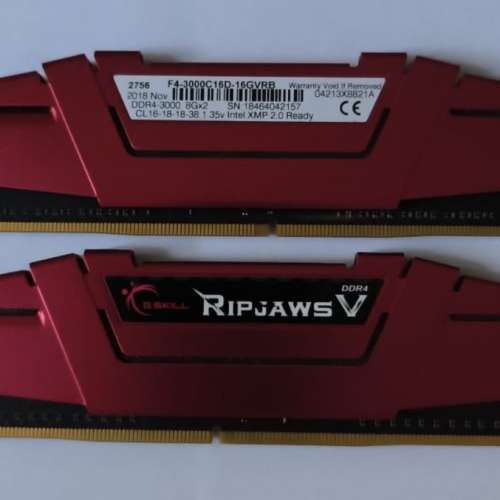 GSkills Ripjaws DDR4 3000MHz 8GBx2 for desktop