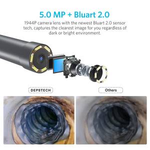 DEPSTECH Upgraded 5.0MP HD Inspection Camera, 2592x1944 resolution Capture clear