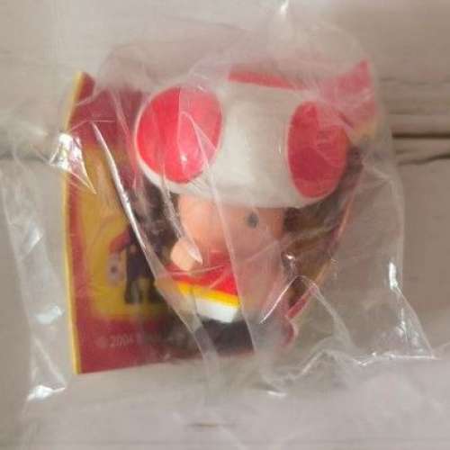 全新 Nintendo SUPER MARIO Red Toad Yellow Toad 蘑菇人 公仔