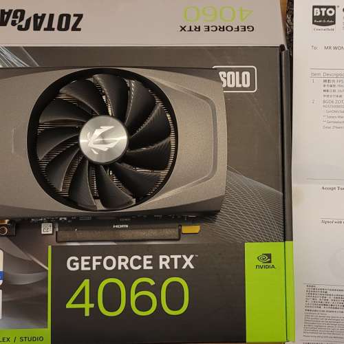 zotac RTX4060 Solo