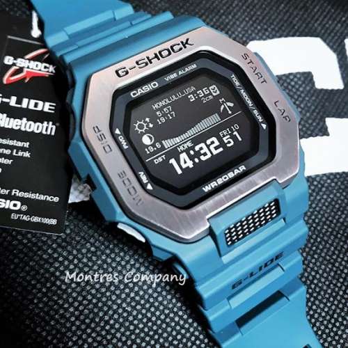 Montres Company 香港註冊公司 (31年老店) 卡西歐 CASIO G-Shock GBX-100-2A 藍牙 ...