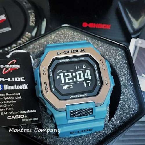 Montres Company 香港註冊公司 (31年老店) 卡西歐 CASIO G-Shock GBX-100-2A 藍牙 ...