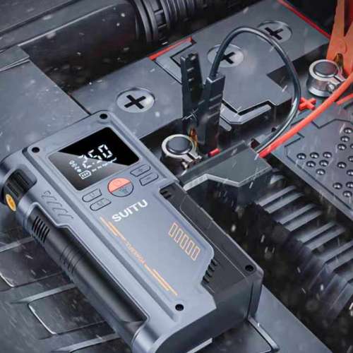 New汽車3in1救車過江龍爆呔電動充氣泵充電寶Jump starter power bank#Electric pump