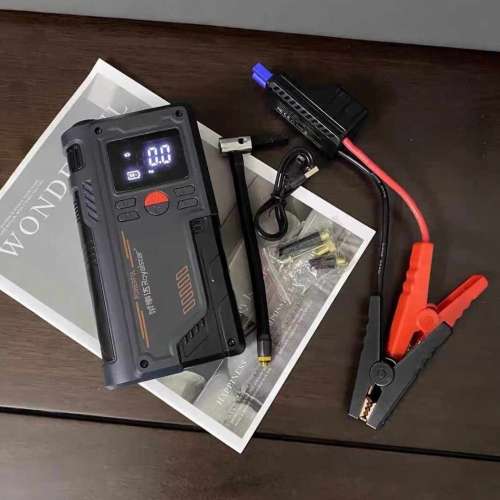New汽車3in1救車過江龍爆呔電動充氣泵充電寶Jump starter power bank#Electric pump