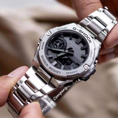 Montres Company 香港註冊公司 (31年老店) 卡西歐 CASIO G-STEEL不鏽鋼 太陽能 光...