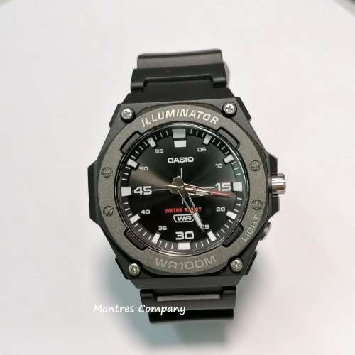 Montres Company 香港註冊公司 (31年老店) 卡西歐 CASIO MW-620H-1A 100米防水 黑色