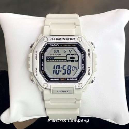 Montres Company 香港註冊公司 (31年老店) 卡西歐 CASIO 不鏽鋼錶帶 100米防水 MWD...