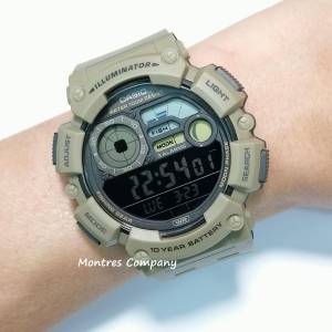 Montres Company 香港註冊公司 (31年老店) 卡西歐 CASIO WS-1500H-5B 防水 運動風 沙...