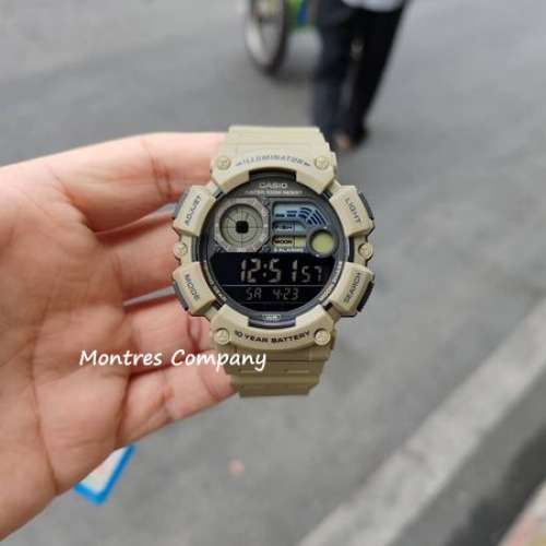 Montres Company 香港註冊公司 (31年老店) 卡西歐 CASIO WS-1500H-5B 防水 運動風 沙...