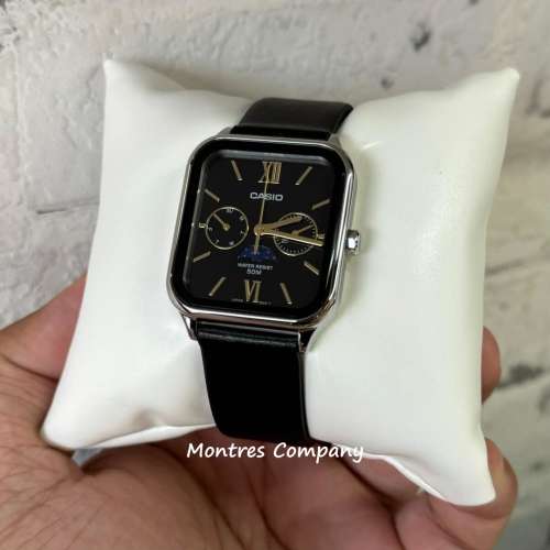 Montres Company 香港註冊公司 (31年老店) 卡西歐 CASIO 防水 真皮 真皮錶帶 MTP-M...