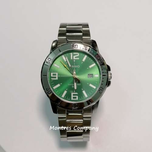 Montres Company 香港註冊公司 (31年老店) 卡西歐 CASIO 不鏽鋼 MTP-VD01D-3B 防水 ...