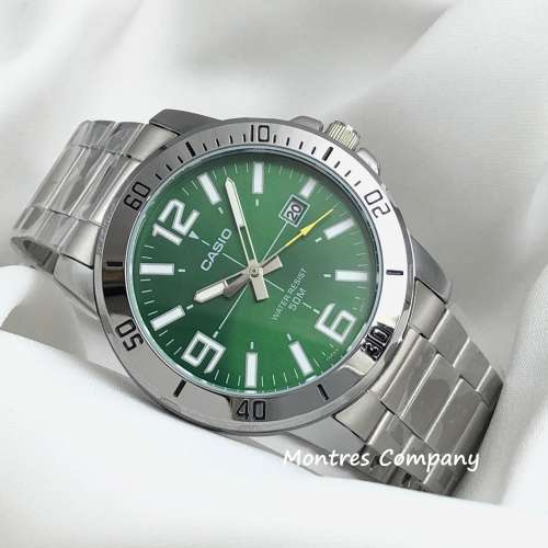 Montres Company 香港註冊公司 (31年老店) 卡西歐 CASIO 不鏽鋼 MTP-VD01D-3B 防水 ...
