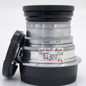 98% New Carl Zeiss Tessar 8cm F2.8手動鏡頭, 深水埗門市可購買