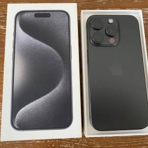 iphone 15 pro 黑色 256GB 香港行貨 95%以上新淨