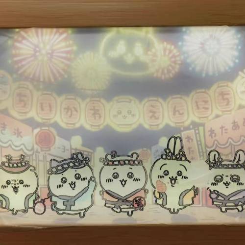 日本 Chiikawa 吉伊卡哇 小八 兔兔 太約 17*22cm 小夜燈