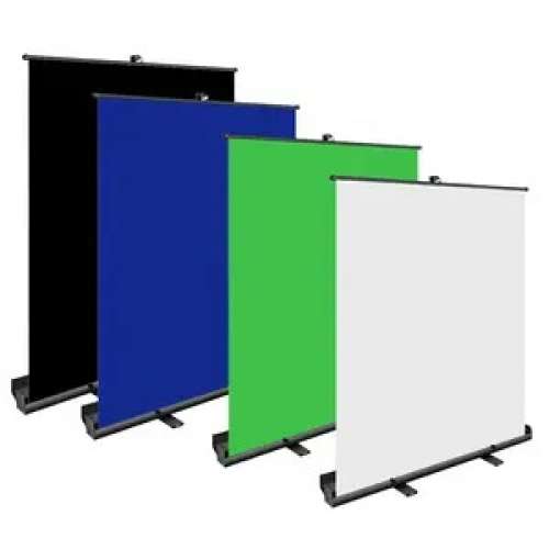 228cm(W) x 200cm(H) Roll Up Chromakey Green / Blue / White / Black  加厚背景屏...
