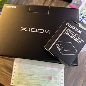 富士 Fujifilm X100vi 全新 行貨 黑色 送多一粒原裝電 x100 vi 第六代