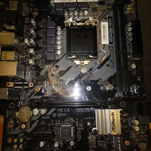 AsRock B560M-HDV Micro-ATX主機版 Socket 1200 支援10、11代CPU