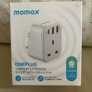 Momax ONEPLUG PD20W 2A1C 1位萬能插蘇