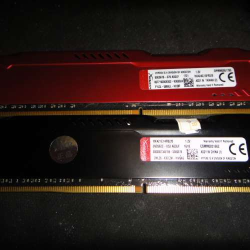 Desktop Ram Kingston  8GBx2共16GB DDR4 2133