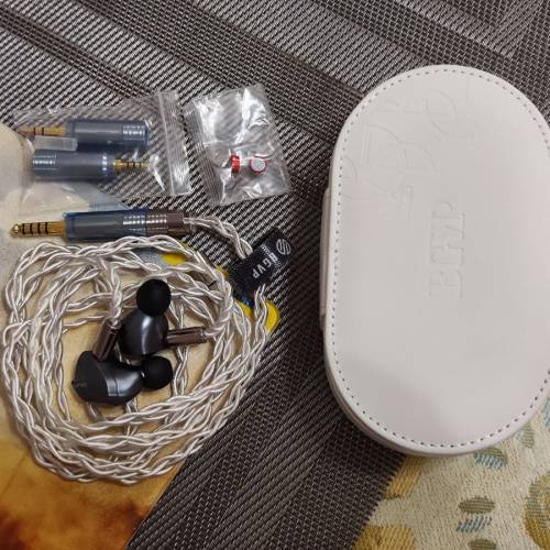 98新 灰色 BGVP NS10 十單體(2動圈+8動鐵) 可換線 只試聲無出街無花崩全正常 配件齊