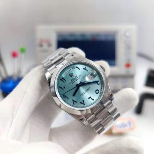 Day Date 40 Green Dial with Arabic Markers