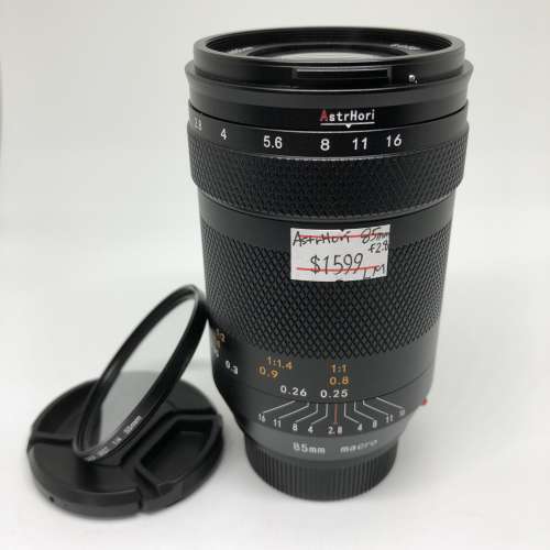 99% New Astrhori 85mm F2.8 Macro手動鏡頭, 可於深水埗門市購買