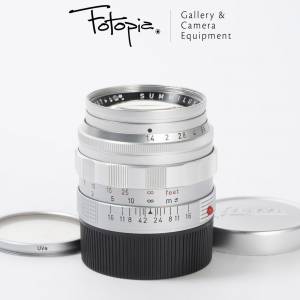 || Leica Summilux-M 50mm F1.4 - Silver / v2 / E43 with E43 slim cut UVa ||