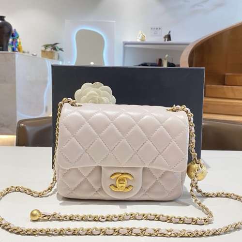 Chanel Mini CF 23k 金球方胖子- 二手或全新手袋 背包, 潮流及名牌