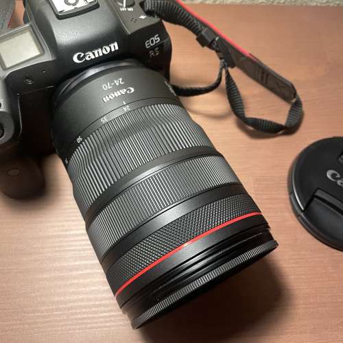 Canon Eos r5 rf 24-70 f2.8 L 2024年5月買 dcfever行貨 同全新