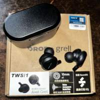 全新香港行貨黑色 DROP+grell Audio TWS1 (有單有保養)