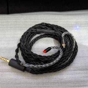 BS Audio Katana 8絞單晶銅鍍銀 耳機升級線 4.4+2pin