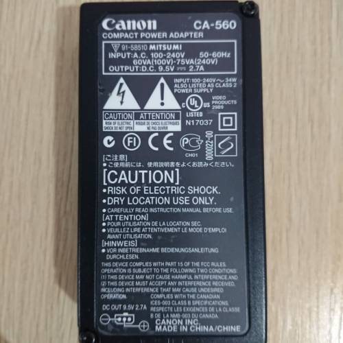 Canon CA-560 adapter