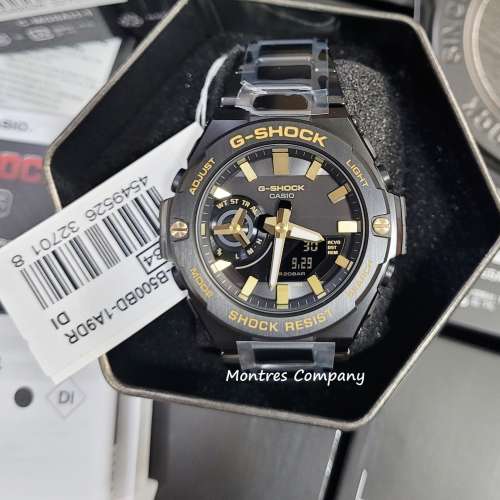 Montres Company 香港註冊公司(31年老店) 卡西歐 CASIO G-Steel 不鏽鋼錶帶 GST-B5...