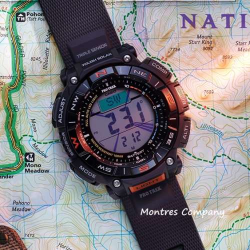 Montres Company香港註冊公司(31年老店) 卡西歐 CASIO ProTrek PRG-340-1 太陽能 登...