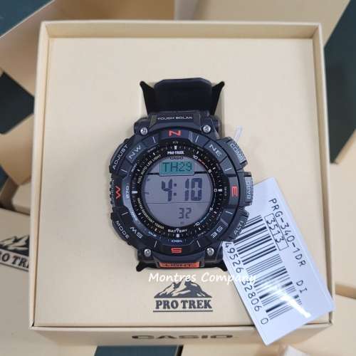 Montres Company香港註冊公司(31年老店) 卡西歐 CASIO ProTrek PRG-340-1 太陽能 登...