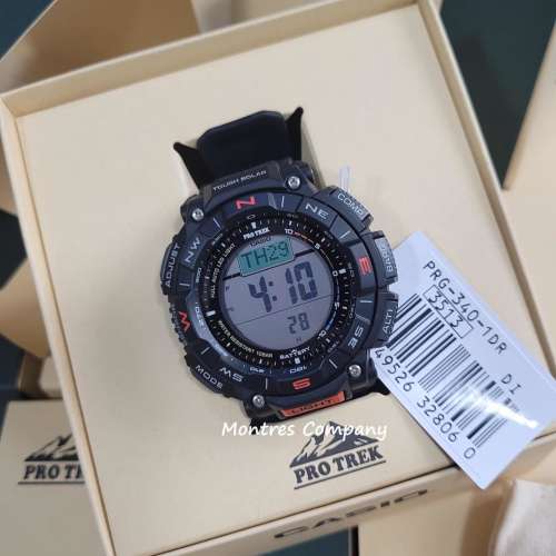 Montres Company香港註冊公司(31年老店) 卡西歐 CASIO ProTrek PRG-340-1 太陽能 登...