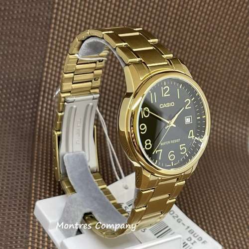 Montres Company 香港註冊公司(31年老店) 卡西歐 CASIO 不鏽鋼錶帶 MTP-V002G-1B ...