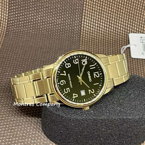 Montres Company 香港註冊公司(31年老店) 卡西歐 CASIO 不鏽鋼錶帶 MTP-V002G-1B ...