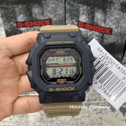 Montres Company 香港註冊公司(31年老店) 卡西歐 CASIO G-SHOCK GX-56TU-1A5 太陽能...