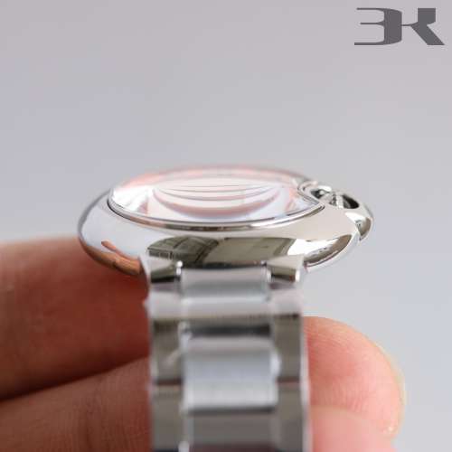 Ballon Bleu 33mm SS Pink Textured Dial