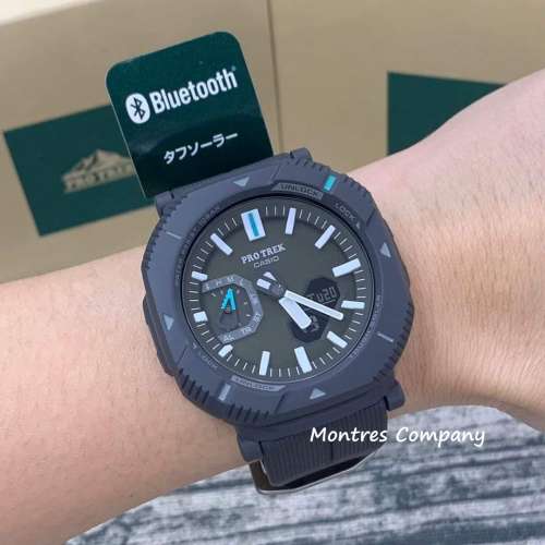 Montres Company 香港註冊公司(31年老店) 卡西歐 CASIO 1 PRJ-B001-1D 太陽能 黑白...