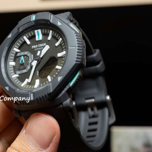 Montres Company 香港註冊公司(31年老店) 卡西歐 CASIO 1 PRJ-B001-1D 太陽能 黑白...