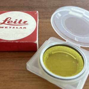 Leica yellow filter e43 boxed HOOBE silver 銀色 黃色 13086 Yellow Filter for ...