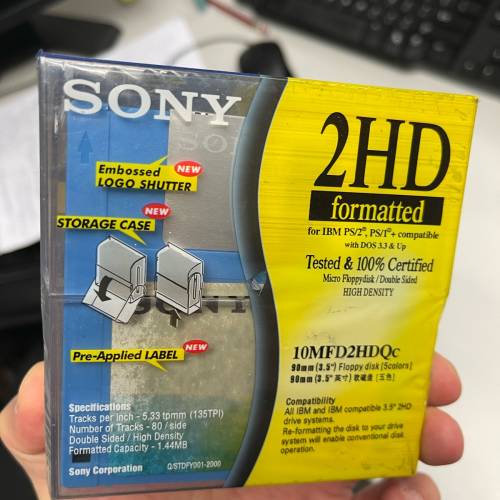 全新10隻古董 flpopy disk Sony