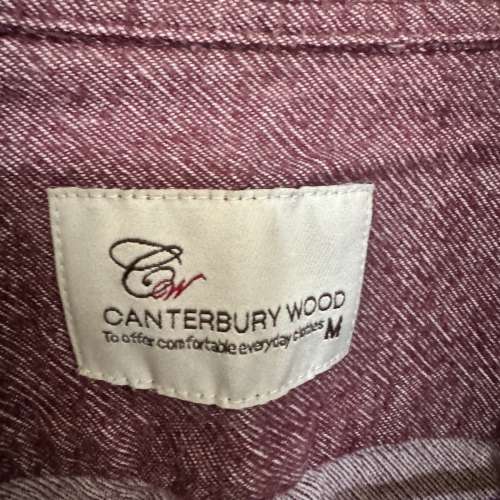 日本牌子 紅色 羊毛 恤衫 男裝 中碼